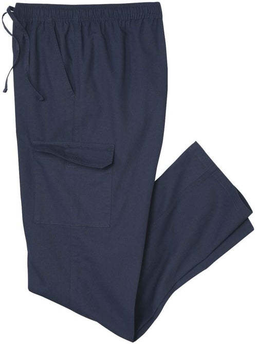 Marineblauwe cargobroek - ATLAS FOR MEN - Kiabi Marineblauwe cargobroek - ATLAS FOR MEN - Kiabi