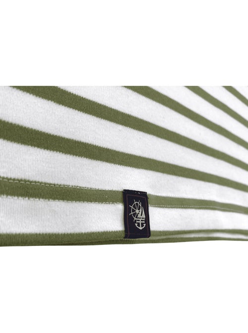 Marinière 'Breizh Océan' Homme ou Femme, T-shirt rayé mixte manches courtes - Kiabi