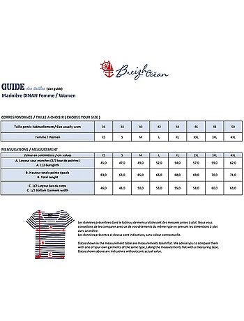 Marinière Manches Courtes 'Breizh Océan', T-shirt Été, 100% Coton léger