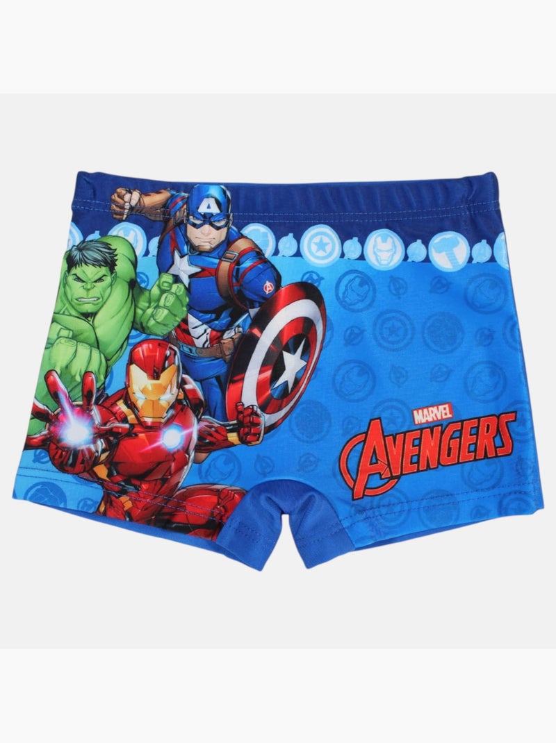 Marvel - Boxer zwemshort jongen Blauw - Kiabi