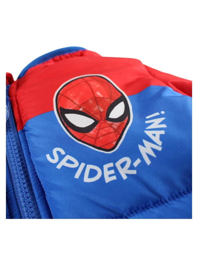 Marvel - Doudoune gar?on avec logo 2 couleurs Bleu - Kiabi