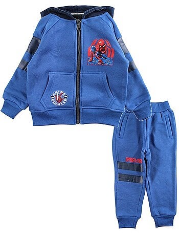 Marvel - Ensemble jogging garçon veste capuche et pantalon à imprimé