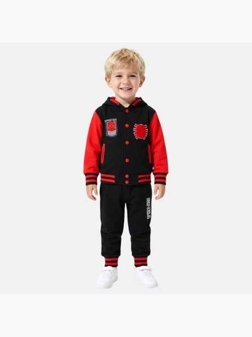 Marvel - ensemble sweat à capuche et pantalon de jogging imprimés - Kiabi Marvel - ensemble sweat à capuche et pantalon de jogging imprimés - Kiabi