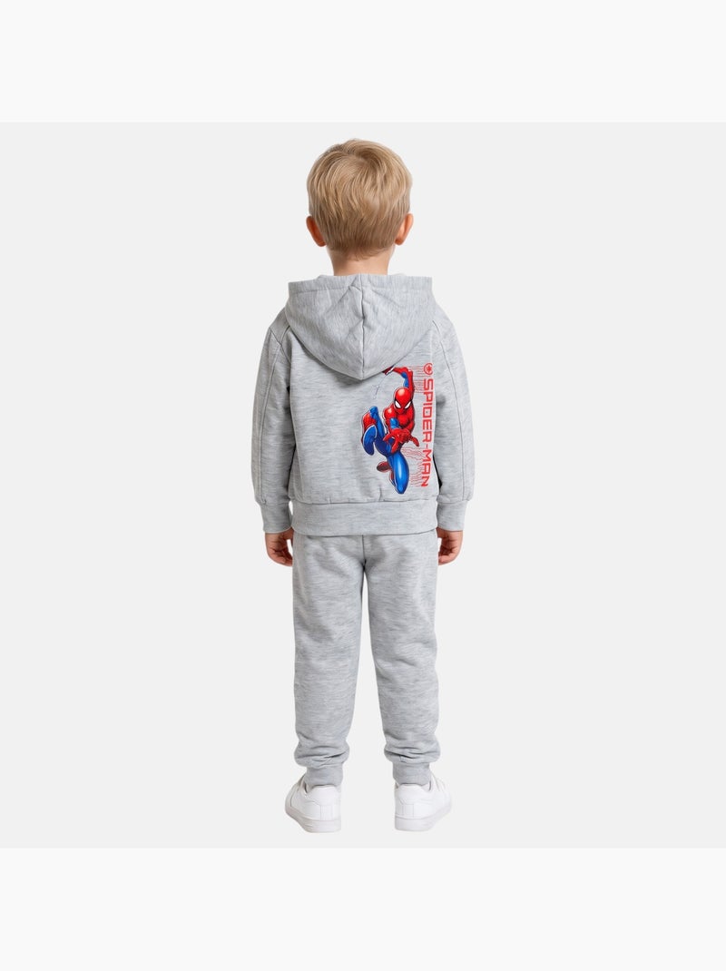 Marvel - ensemble sweat à capuche et pantalon de jogging imprimés, poche kangourou Gris - Kiabi