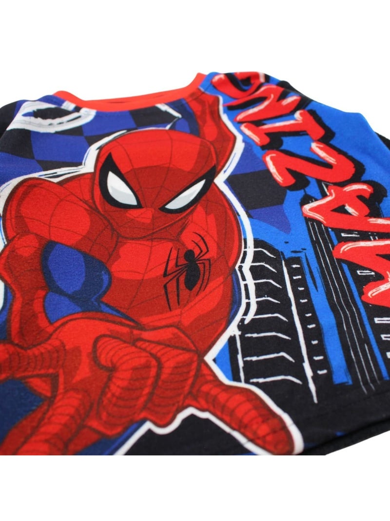 Marvel - Fleece pyjama jongen bedrukt Rood - Kiabi