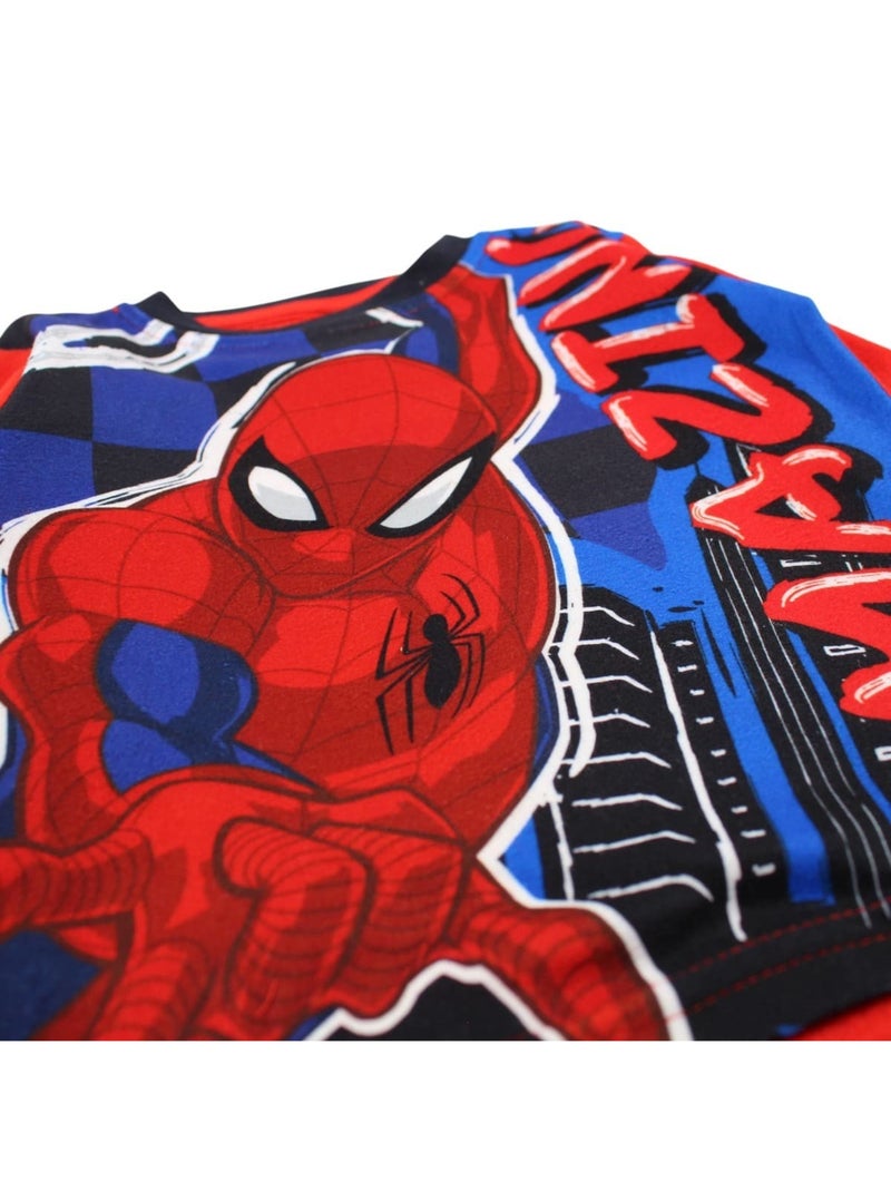 Marvel - Fleece pyjama jongen bedrukt Zwart - Kiabi