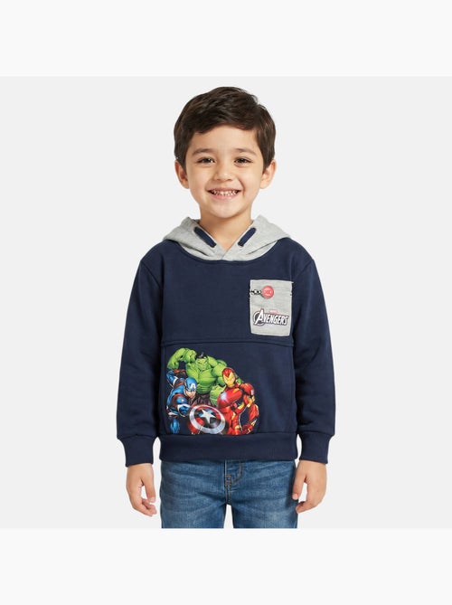 Marvel - Hoodie met kangoeroezak - Kiabi