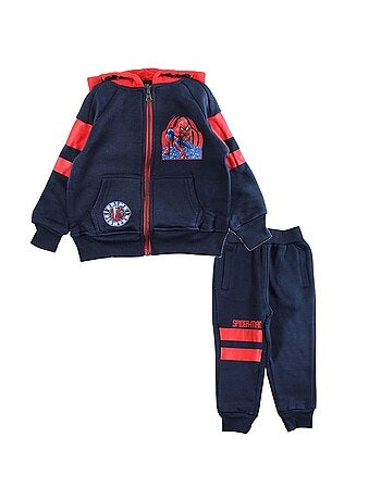 Marvel - Joggingpak set jongen jas met capuchon en broek bedrukt