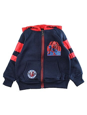 Marvel - Joggingpak set jongen jas met capuchon en broek bedrukt