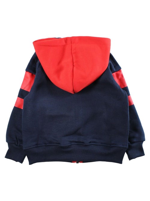 Marvel - Joggingpak set jongen jas met capuchon en broek bedrukt - Kiabi