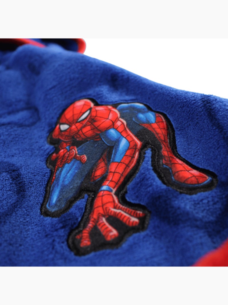 Marvel - peignoir à capuche imprimé avec ceinture Bleu - Kiabi