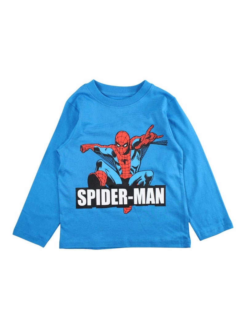 Marvel - Pyjama katoen jongen bedrukt Blauw - Kiabi