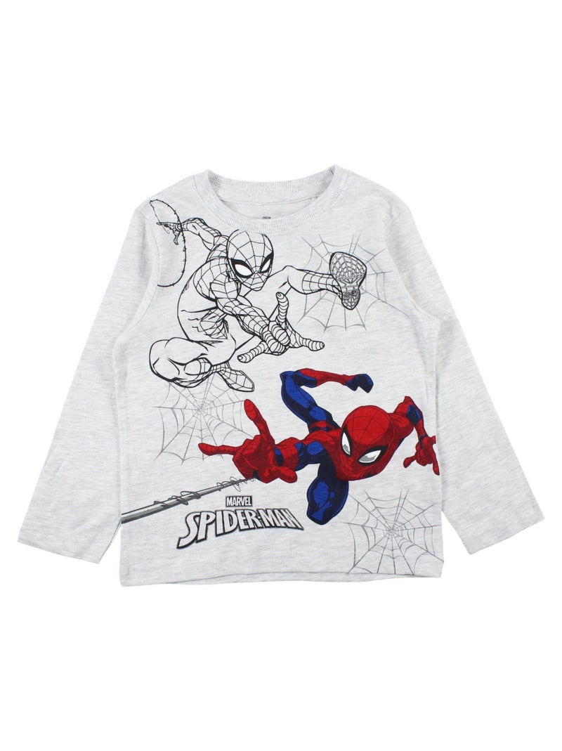 Marvel - Pyjama katoen jongen bedrukt Blauw - Kiabi