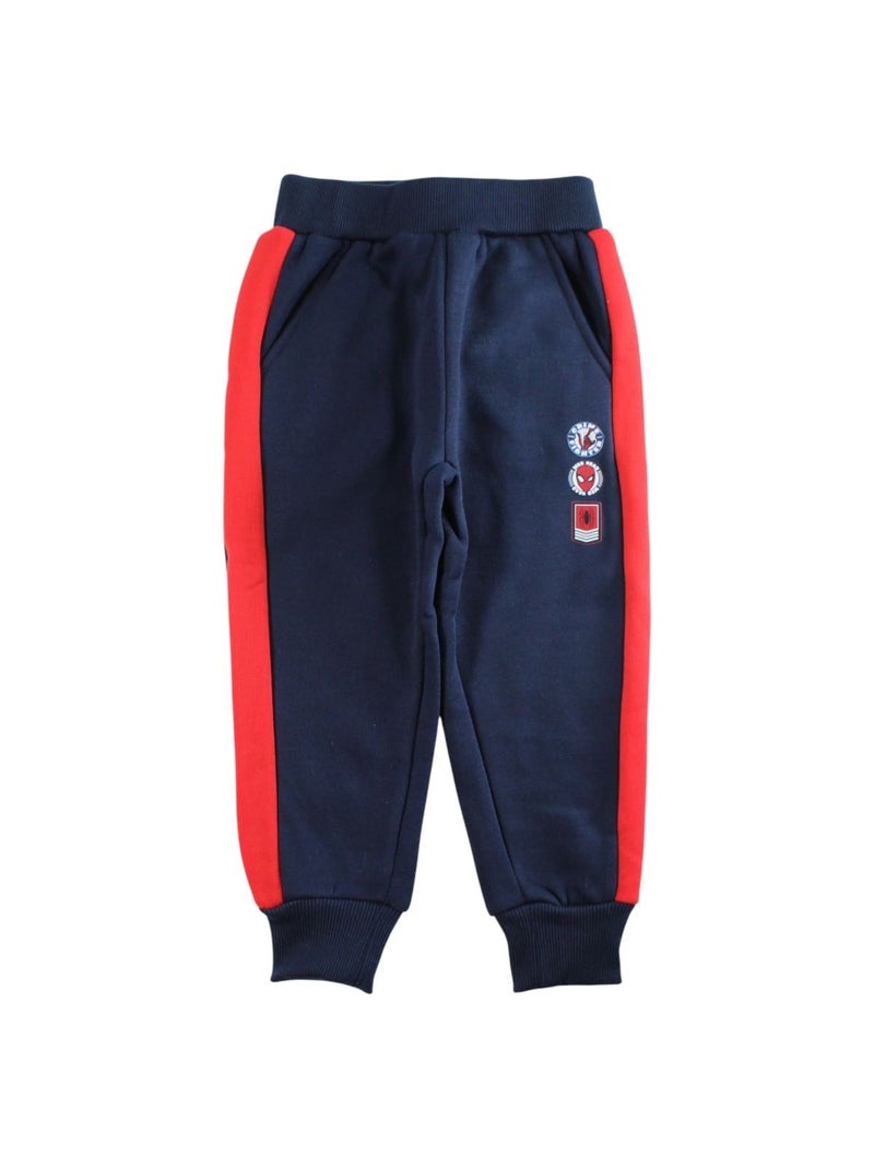 Marvel - Set sweater en joggingbroek jongen bedrukt Marineblauw - Kiabi