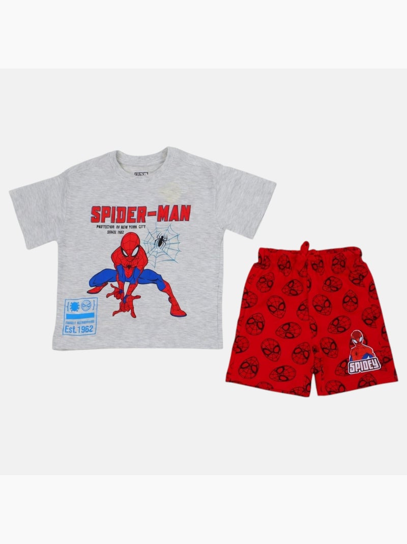 Marvel - Spiderman jongensset Grijs - Kiabi
