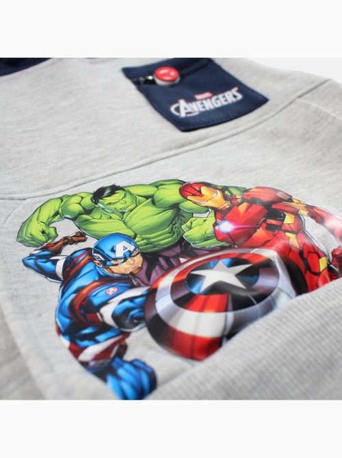 Marvel - Sweat à capuche avec poche kangourou - Kiabi