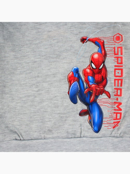 Marvel - sweat à capuche imprimé, manches longues, poche kangourou et finitions bord-côte - Kiabi