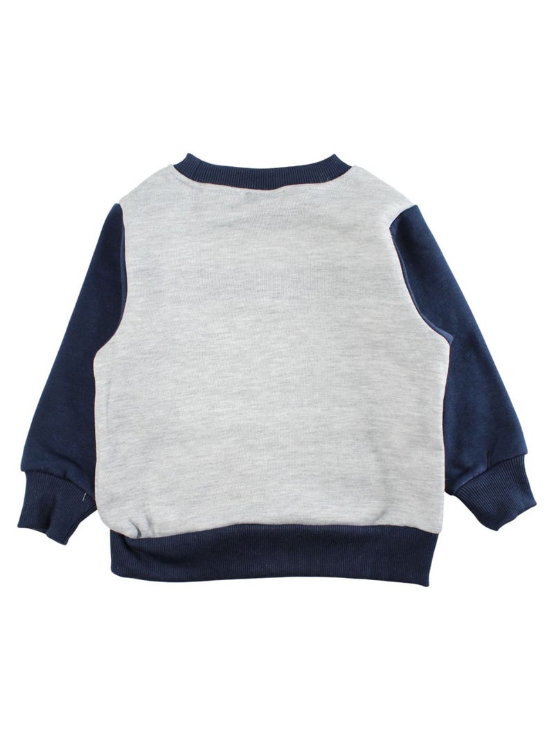 Marvel - Sweater jongen met patroon Grijs - Kiabi