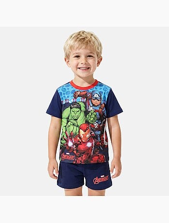 Marvel - T-shirt imprimé avec short assorti