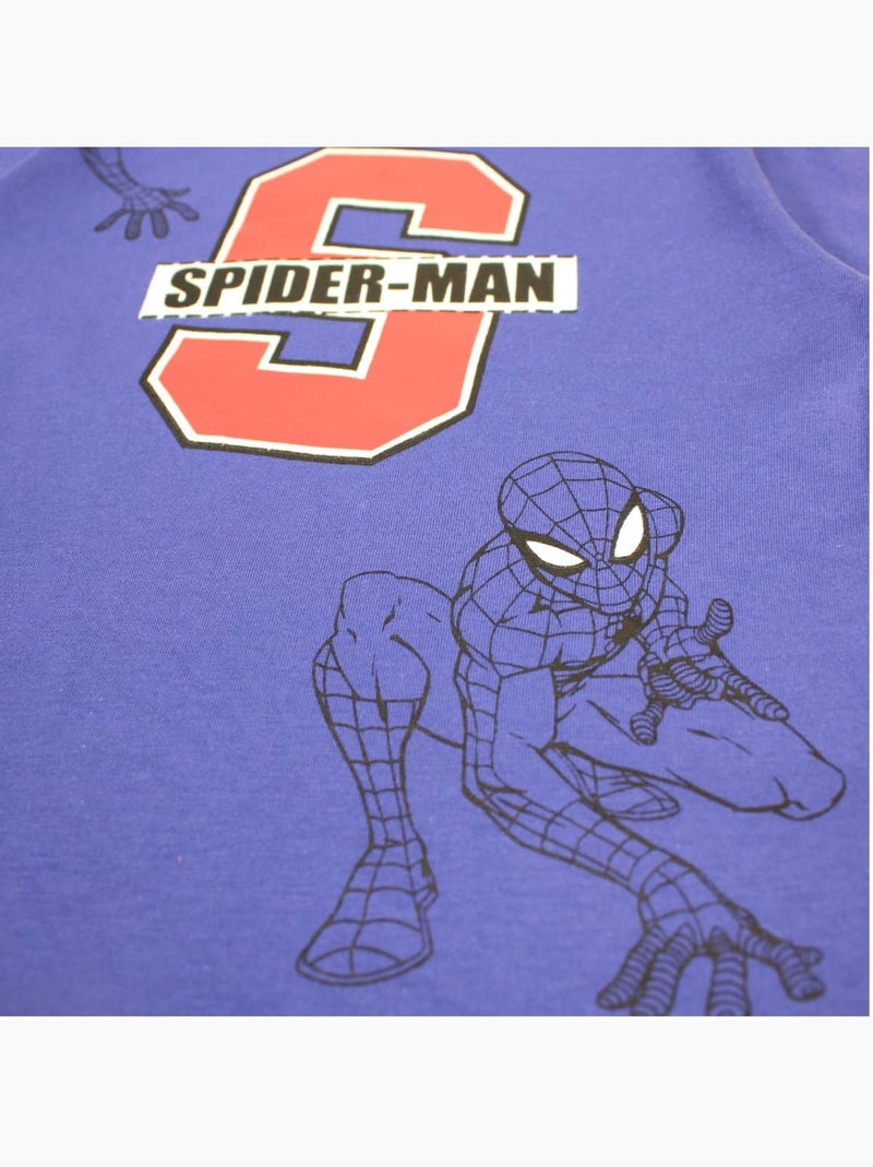 Marvel - T-shirt manches courtes garçon à imprimé Violet - Kiabi