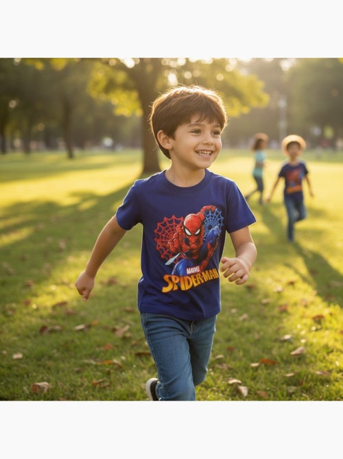 Marvel - T-shirt manches courtes garçon avec personnage - Kiabi