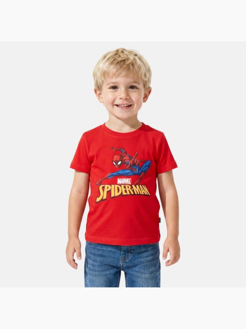 Marvel - T-shirt manches courtes garçon avec personnage - Kiabi