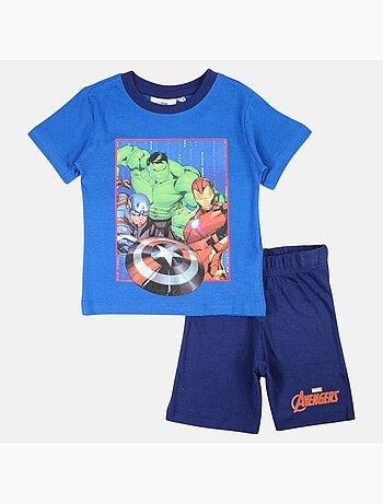 Marvel - T-shirt met print en bijpassende short