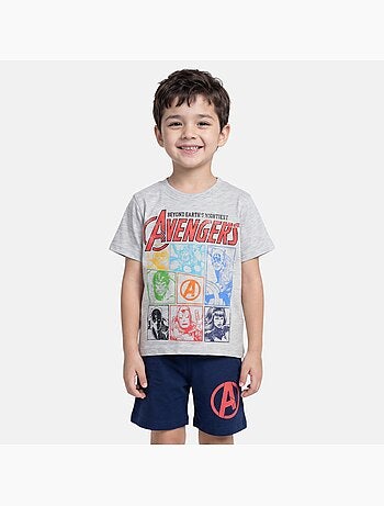 Marvel - T-shirt met print en bijpassende short