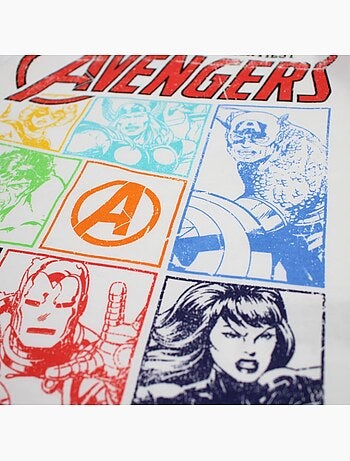 Marvel - T-shirt met print en bijpassende short