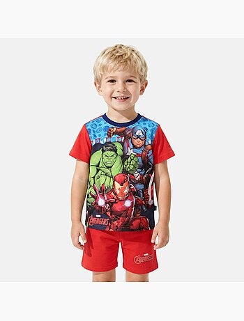 Marvel - T-shirt met print en bijpassende short