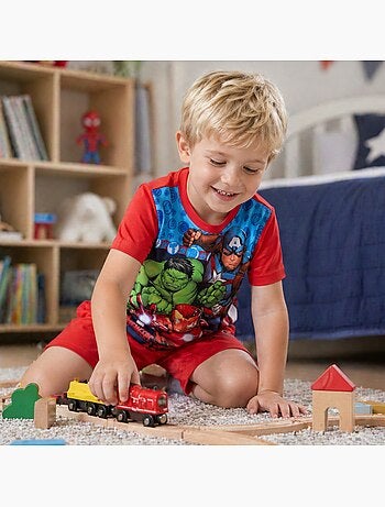 Marvel - T-shirt met print en bijpassende short