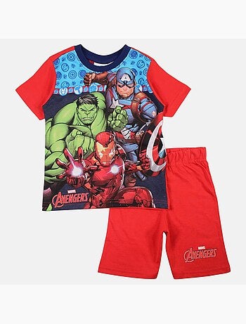 Marvel - T-shirt met print en bijpassende short