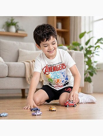 Marvel - T-shirt met print en bijpassende short