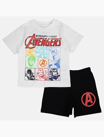 Marvel - T-shirt met print en bijpassende short