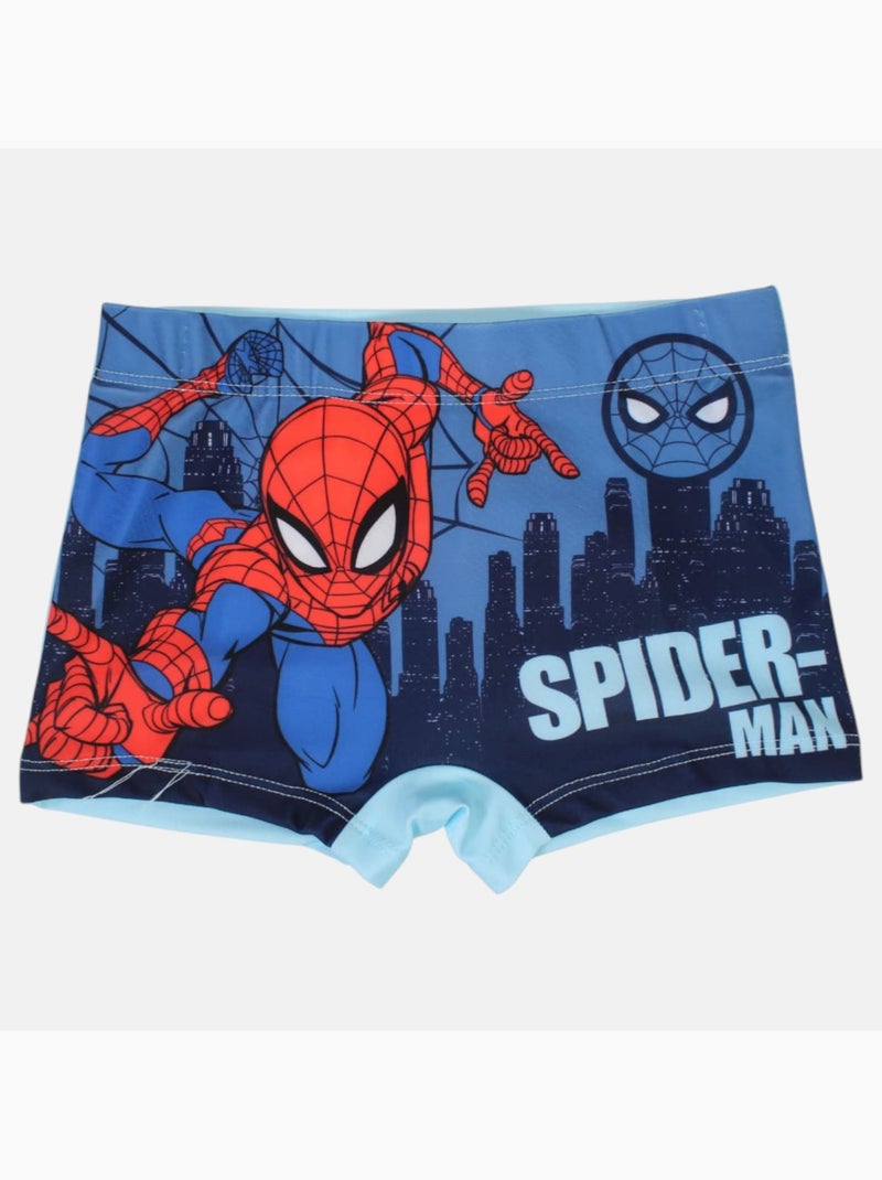 Marvel - Zwemshort jongen bedrukt Blauw - Kiabi