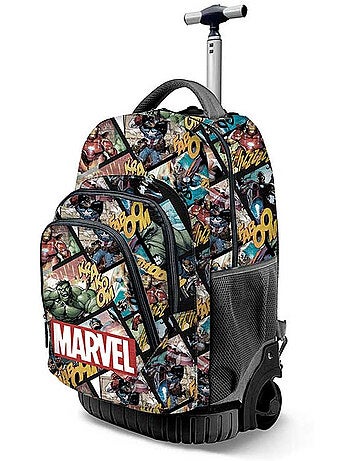 Marvel Avengers React Sac à dos à Roulettes GTS FAN, Multicolore