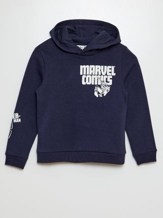 'Marvel'-hoodie met 'Spider-Man'-print