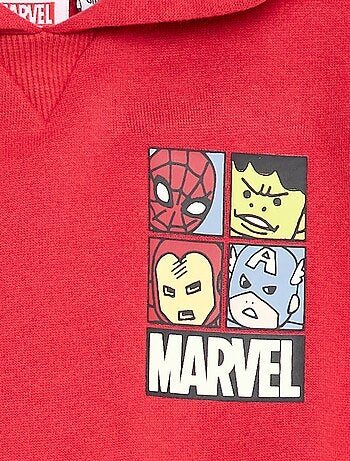 Marvel-joggingpak met hoodie + broek - 2-delig
