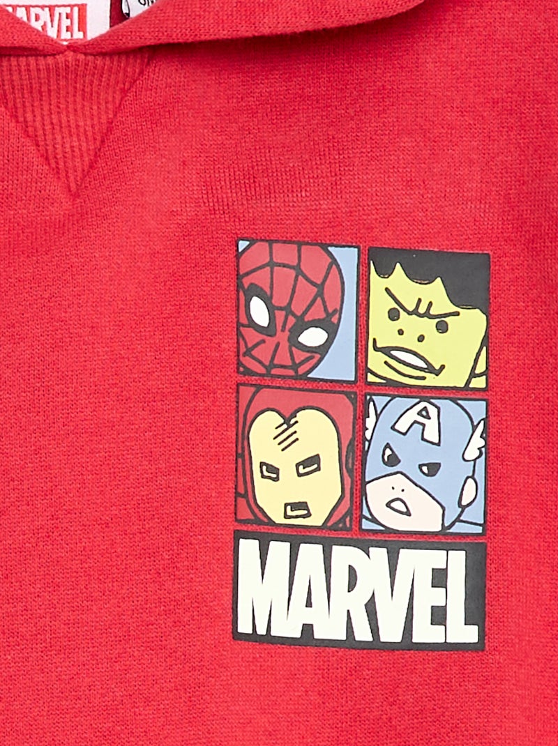 Marvel-joggingpak met hoodie + broek - 2-delig Rood - Kiabi