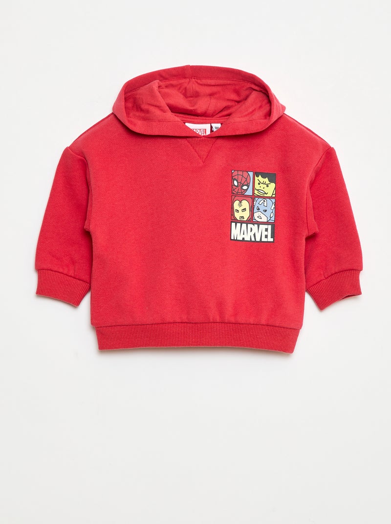 Marvel-joggingpak met hoodie + broek - 2-delig Rood - Kiabi