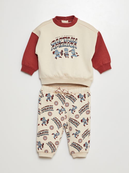 'Marvel'-joggingpakje met 'Spider-Man'-print: sweater + broek - 2-delig - Kiabi