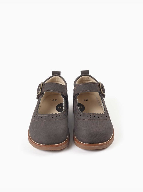 Mary Jane schoenen met geperforeerde details - Kiabi