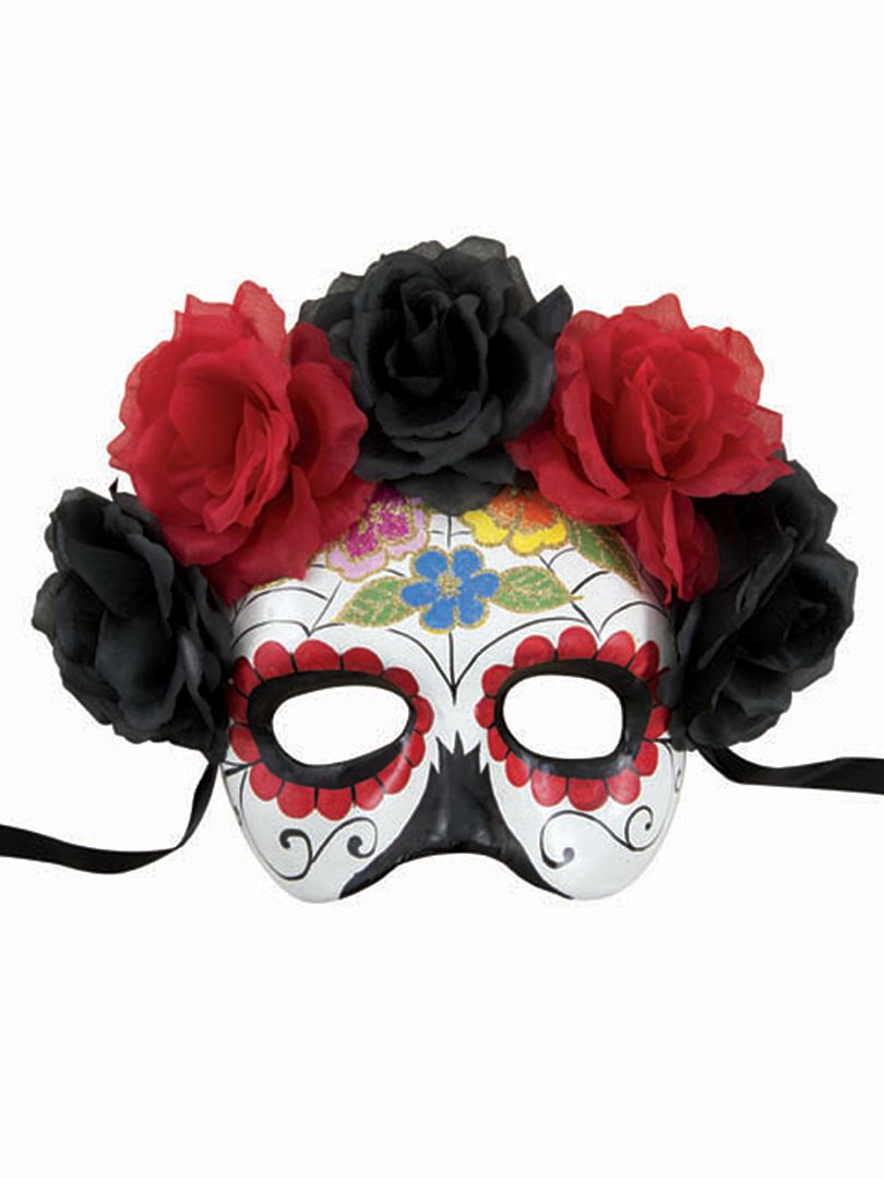 Masker 'Dia de los Muertos' Beige - Kiabi