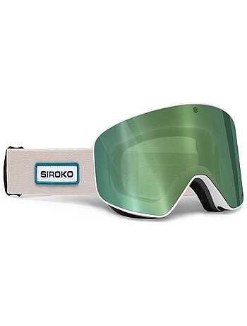 Masque de ski avec verre zeiss sports d'hiver homme et femme gx ultimate engadin