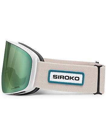 Masque de ski avec verre zeiss sports d'hiver homme et femme gx ultimate engadin