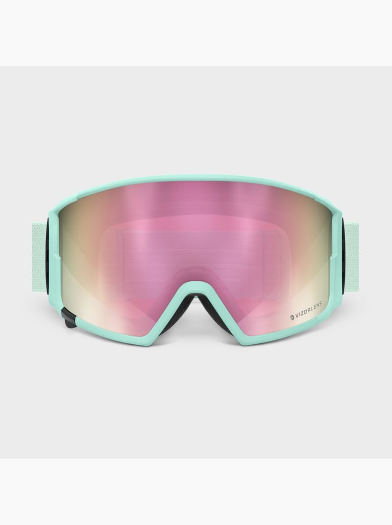 Masque de ski et snowboard sports d'hiver homme et femme g3 gulmarg Vert - Kiabi