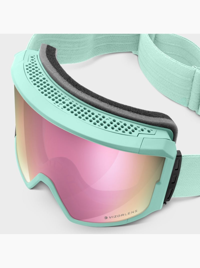 Masque de ski et snowboard sports d'hiver homme et femme g3 gulmarg Vert - Kiabi