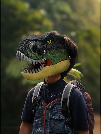 Masque dinosaure réaliste avec effets de sons et lumières