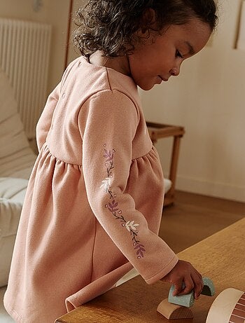 Matcha fleece kinderjurk