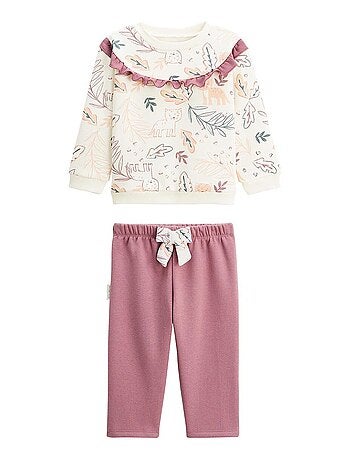 Matcha fleece sweater en broek set voor kinderen